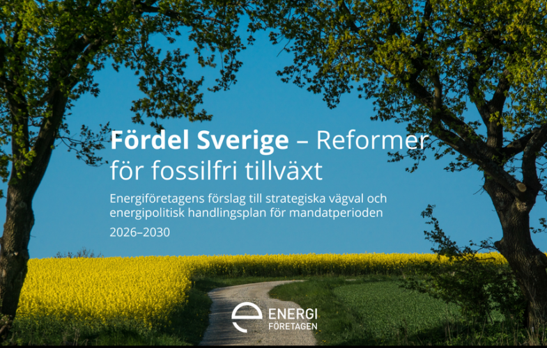 Energiföretagen lanserar “Fördel Sverige” – för ökad konkurrenskraft