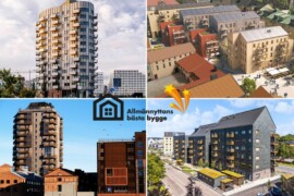 Finalisterna till Allmännyttans bästa bygge 2026 utsedda