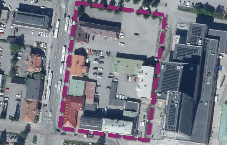 Planprogram skapar riktning för hur kvarteret Orion i centrala Skellefteå kan utvecklas