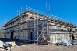 45 000 spikar av trä ska minska klimatavtrycket i ny transformatorstation