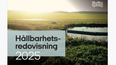 Transparent hållbarhetsarbete –redovisar framsteg