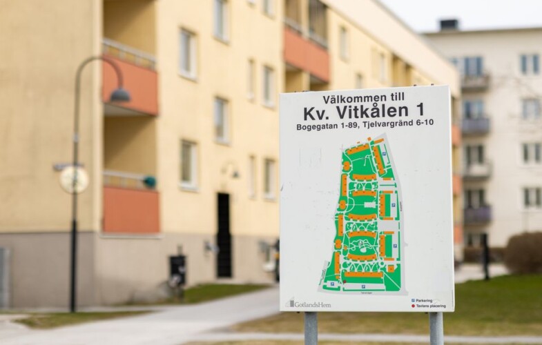 Gotlandshems största bostadsområde får toaletter som kan spolas med regnvatten