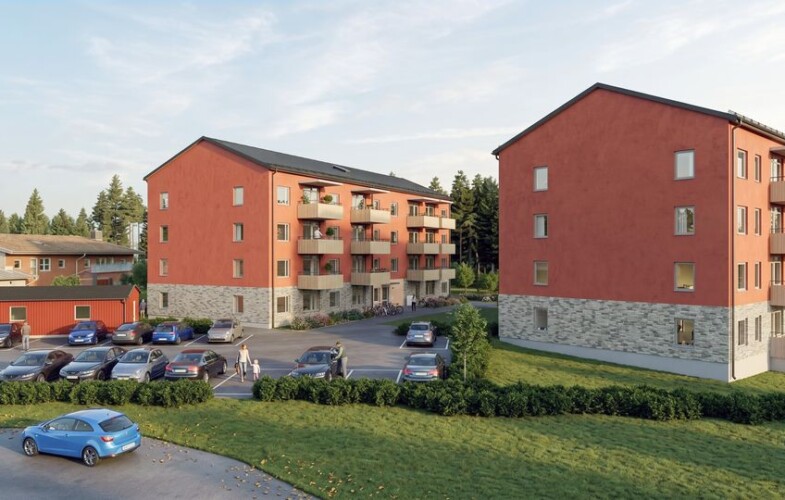 Första spadtaget för 46 nya hyresrätter i Lugnet – VärmdöBostäder bygger vidare i Gustavsberg