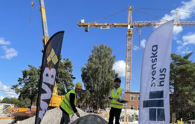 Fortsätter utveckla i södra Stockholm – första spadtaget taget för 100 nya hyresrätter