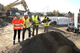 Tar första spadtaget på Hagaliden – startskottet för nya stadsdelen