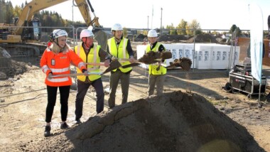 Tar första spadtaget på Hagaliden – startskottet för nya stadsdelen