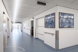 Golv med 60 procent lägre koldioxidavtryck i nyrenoverade Södersjukhuset