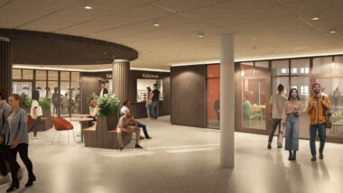 Kårallen får nytt liv – Akademiska Hus bygger om studenternas mötesplats på Campus Valla